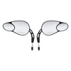 Harley Electra Road Glide Heritage Softail Fatboy Rearview Mirrors Black