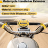 Motorcycle Bracket / 260mm / Handle Bar Extender Gold Tone