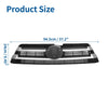 Toyota Highlander Front Upper Hood Bumper Grille Grill Black (2017–2019)