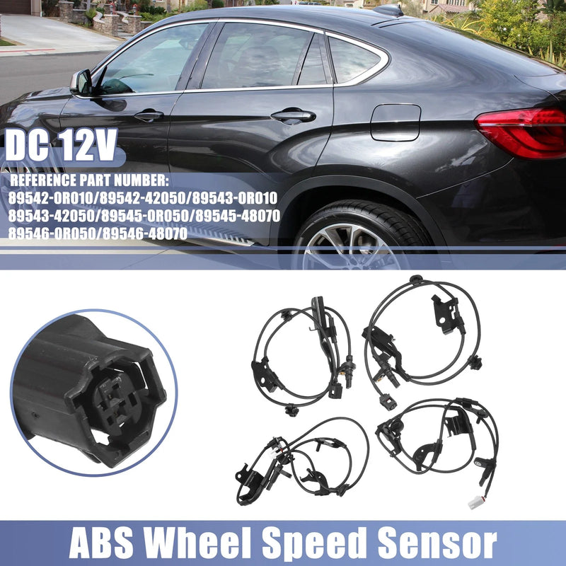 Toyota RAV4 1 Set Front Rear Left Right ABS Wheel Speed Sensor (2014-2018)