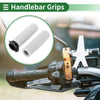 Handlebar TPU White Grips 7/8" 22mm Motorcycle Hand Grips Cover Kit