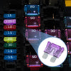 Car Boat Truck SUV Motorcycle Purple 5pcs Blade Style Fuses 35A