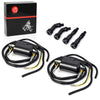 Kawasaki KZ550 / KZ750 2 x Ignition Coil W/ Cap Kit