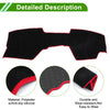 Mazda3 BP 2019-2024 Black Red 1 Set Dash Cover Mat
