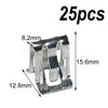 Car Retainer Moulding 25Pc Set / 1/2 x 5/8 / Metal Fastener Clips