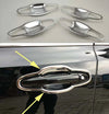Toyota Highlander Chrome Door Handle Bowl Cover Trim (2014-2019)