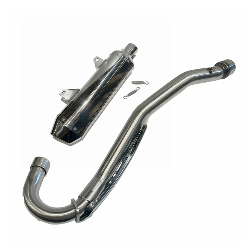 200-300cc PIT Trail Quad Dirt Bike Stainless Steel Exhaust Pipe & Muffler