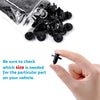 Nissan Patrol, Cube, Mitsubishi Outlander, Sebring 8mm 20x Grille Clips