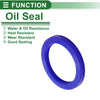 Oil Seal 80x105x10mm 5 Pcs Seal Ring Rotary Shaft Seal TPU Blue High Pressure