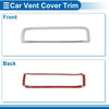 Jeep Gladiator JT (2020-2024) 7 x ABS Silver Hood Air Outlet Vent Cover Trim