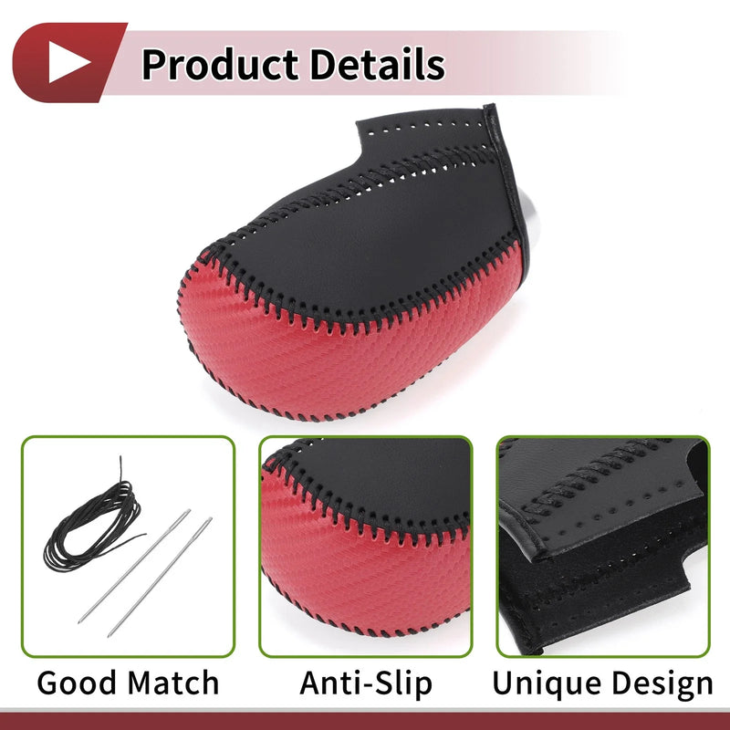 Subaru Impreza Red Carbon Fiber Gear Shift Knob Cover (2012-2016)