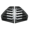 VW Golf 8 MK8 (2020-2022) 2 x Rear Window Side Vent Shutter Louver Cover Trim