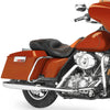Harley Electra Glide (1997 - 2007) Black Orange Rider Driver Passenger Seat