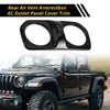 Jeep Gladiator JT Rear Air Vent Armrest AC Outlet Panel Cover (2020-2023)