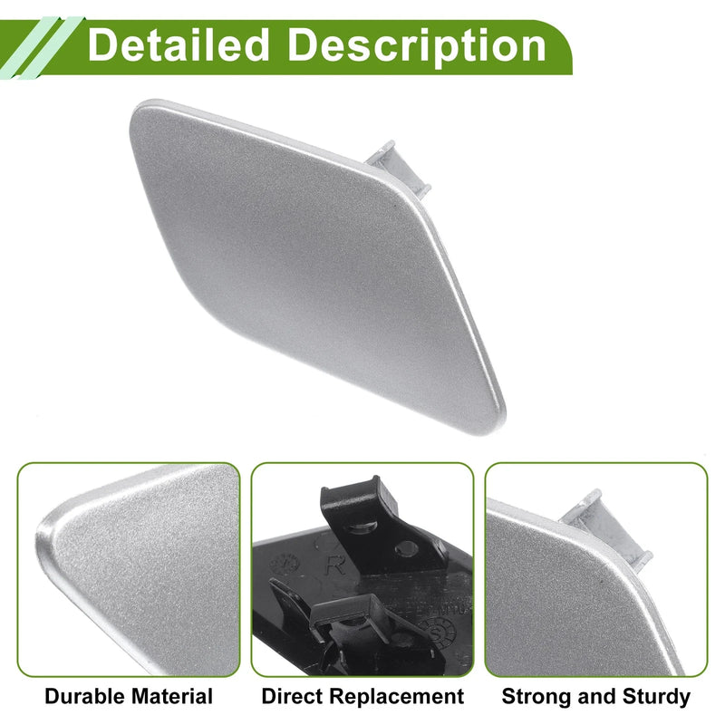 Porsche Cayenne 92A Silver Tone Washer Nozzle Cover Cap
