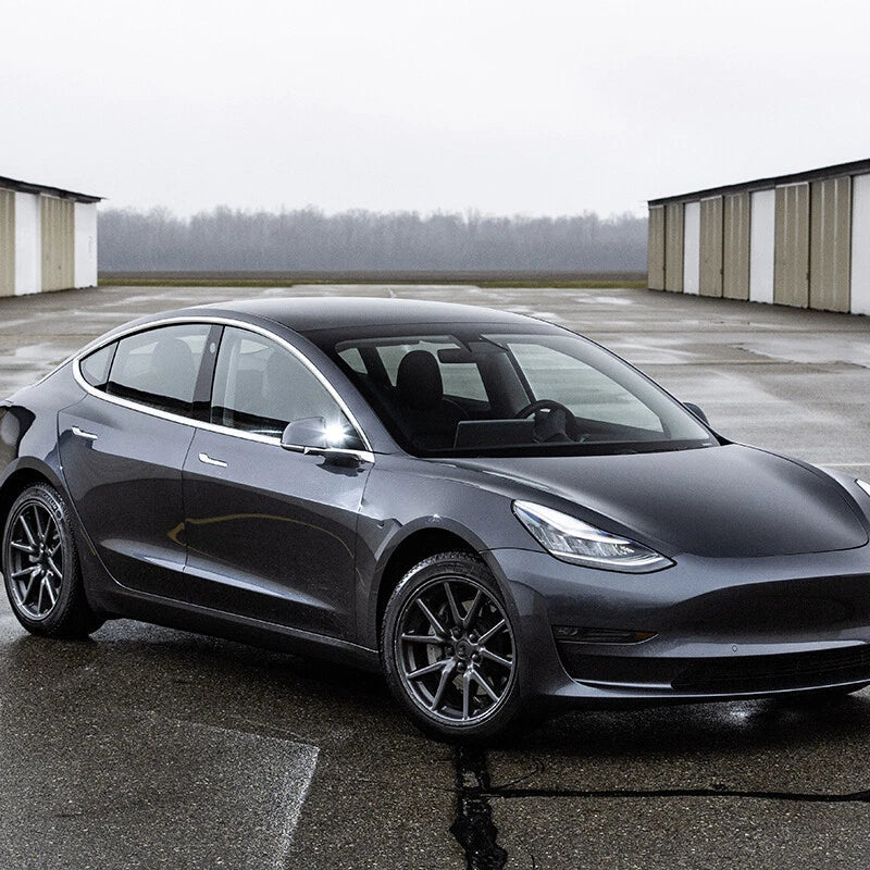 Tesla Model 3 Carbon Fiber Look Side Mirror Covers (2017-2023)