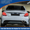Mercedes-Benz W205 (2015-2021) Dark Silver Rear Bumper Tow Hook Cover
