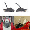 DUCATI Panigale V4 V2 Black LED Turn Signal Mirror Blocks (2018-2021)