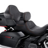 Harley Electra Street Glide Dual Gel Seat Backrest Pad (2014-2023)
