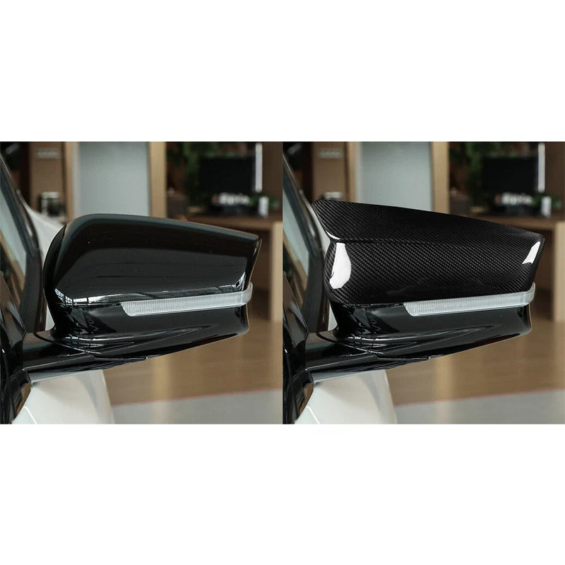 KIA EV6 / GT / GT Line Real Carbon Fiber Side Mirror Covers (2022-2024)