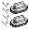 Marine Boat RV Waterproof Tail Light 4 x LED License Plate Tag Lights