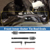 Toyota Solara 4 x Front Inner Outer Tie Rod End Link (2004-2008)