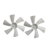 6 Inch RV Trailer Camper Bathroom Exhaust Vent Fan Blades Replacement  pcs