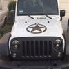 Jeep Wrangler Black Round Star Decal Sticker