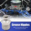 Motorcycle Grease Nipple Fitting / 15pcs 1/8in Nickel Plated Straight / Grease Nipple Fitting