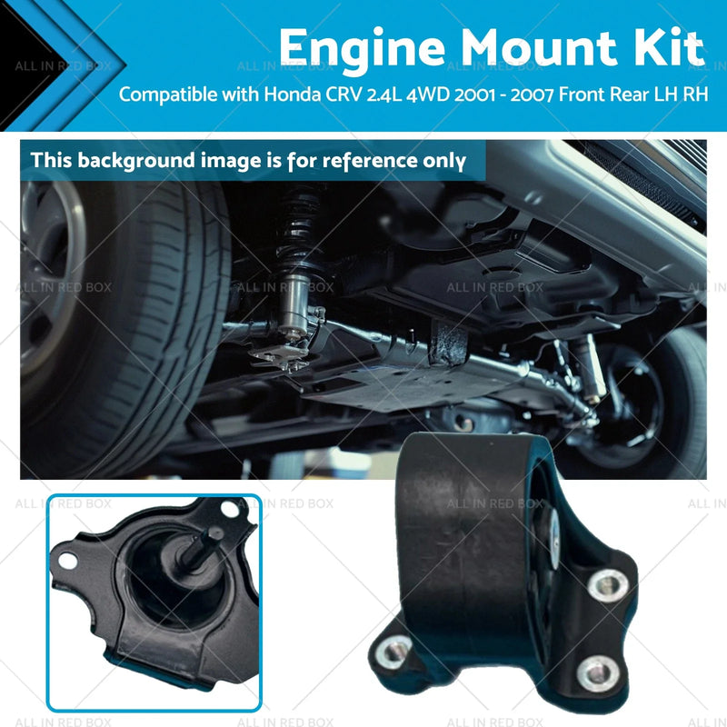 Honda CRV 2.4L 4WD Motor & Transmission Mounts (2001-2007)