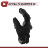 1 x Motorcycle Gloves Breathable Cycling Gloves XXL Black Gray Polar Fleece