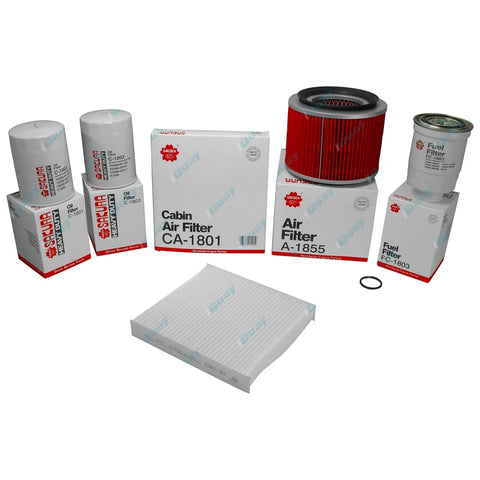 Nissan Patrol GU IV 4.2L TD42T 04~06 Oil Air Fuel Cabin Filter Service Kit