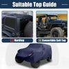 Jeep Wrangler JK JL 2 Door 2007-2021 Waterproof Navy Blue SUV Car Cover