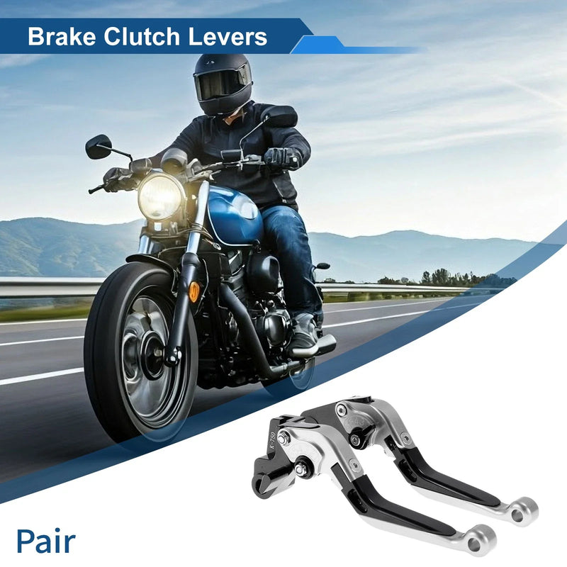Kawasaki Z1000SX Silver Black Adjustable Short Long Brake Clutch Lever