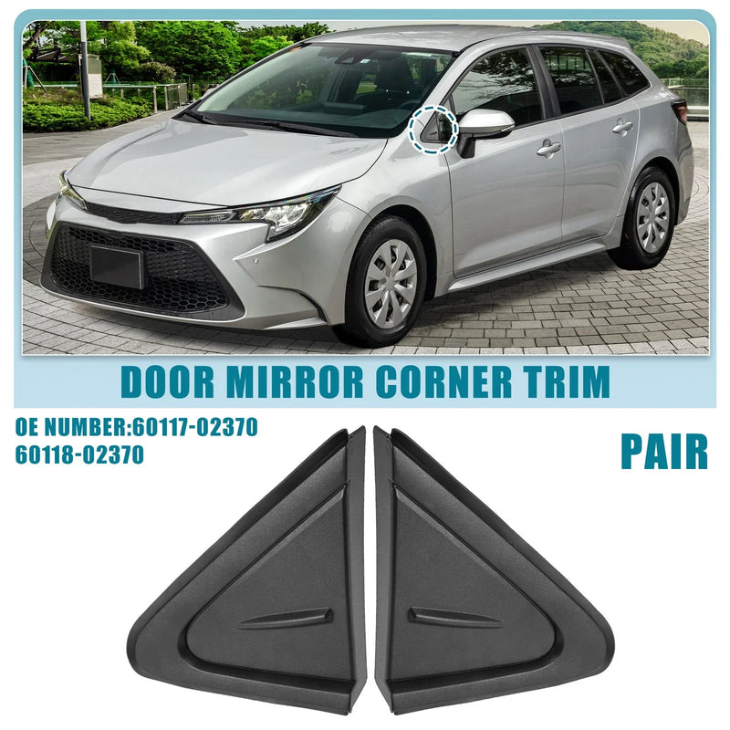 Toyota Corolla 1 Pair Front Left Right Door Mirror Corner (2019–2021)