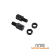Harley Sportster XL1200 Black Mirror Hole Plugs Screws Bolt Kit (2007-2019)