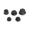 Moped Mokick Scooter Motorcycle 30 x Black Caps Screw Covers