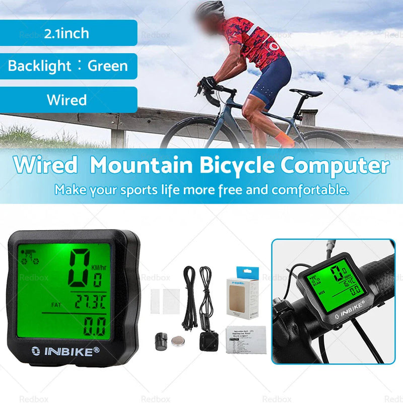 Mountain Bicycle Wired GPS Speedometer