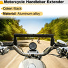 Motorcycle Balance Handle Bar Extender Bracket Center Hole Black
