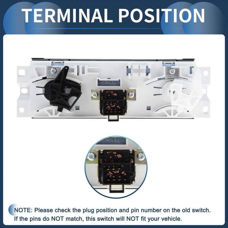 Chevrolet Colorado (2004-2012) Black Climate Control Module