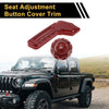 Jeep Gladiator JT Carbon Fiber Seat Adjustment Button Cover (2020-2023)