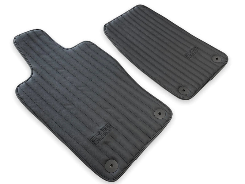 Aston Martin DB11 Volante 2017-2022 Black Leather Floor Mats