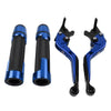 BMW S1000XR Blue Extendable Brake Clutch Lever Grip Set (2015-2021)