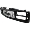 Grille Assembly Black For 1994-2000 GMC C2500 C3500 K3500