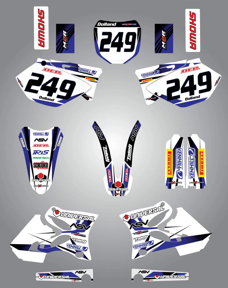Yamaha YZ 250 Custom Graphic Kit - STORM (2002-2005)