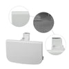 BMW 7 Series 750Li 760i White Gray Front Bumper Tow Hook Cover
