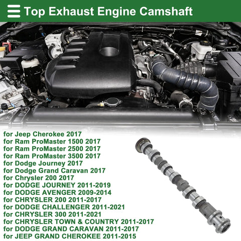 Jeep Cherokee Exhaust Engine Camshaft (2017)