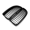 BMW E90 Sedan / Wagon Black Glossy Front Kidney Grilles (2005-2008)