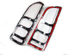 Toyota Hiace Commuter Chrome Tail Light Covers (2005-2013)