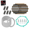 Yamaha YZ125 Heavy Duty Clutch Friction Steel Plates (1994-2004)